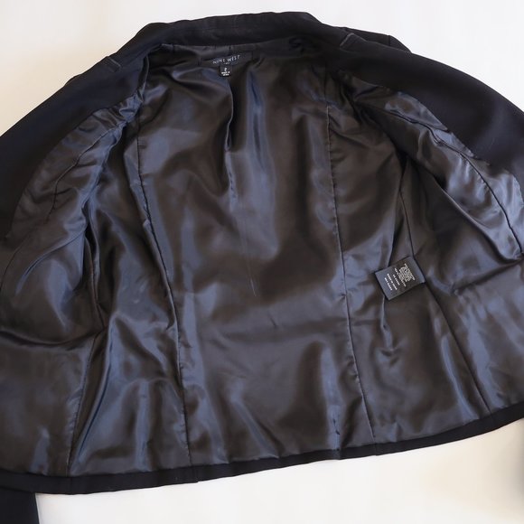 NINE WEST Size 2 Black Suit Jacket Blazer Career Interview - Picture 11 of 11